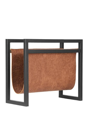 LABEL51 Magazinehouder - Cognac - Leder