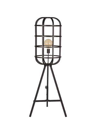 LABEL51 Vloerlamp Twine - Zwart - Metaal - SALE