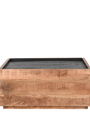 LABEL51 Salontafel Noble - Rough - Mangohout - 80x80 cm