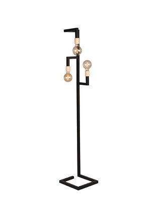 LABEL51 Vloerlamp Loco - Zwart - Metaal - SALE