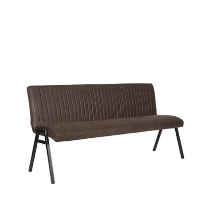 LABEL51 Eetkamerbank Matz - Antraciet - Microvezel - 175 cm
