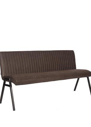 LABEL51 Eetkamerbank Matz - Antraciet - Microvezel - 175 cm