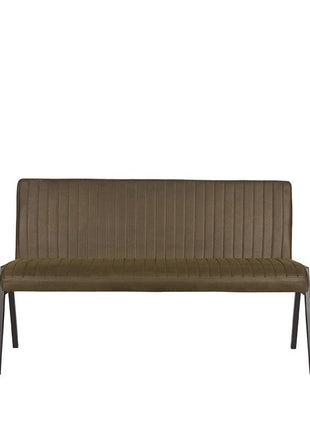 LABEL51 Eetkamerbank Matz - Army - Microvezel - 145 cm
