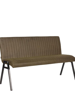 LABEL51 Eetkamerbank Matz - Army - Microvezel - 145 cm
