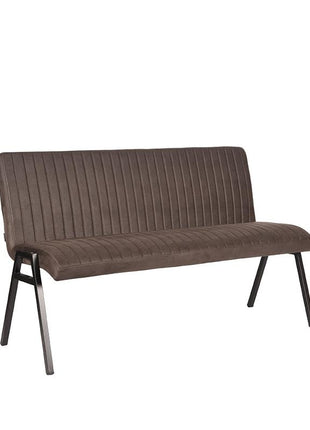 LABEL51 Eetkamerbank Matz - Antraciet - Microvezel - 145 cm