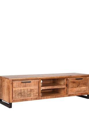 LABEL51 Tv-meubel Glasgow - Rough - Mangohout - 160 cm