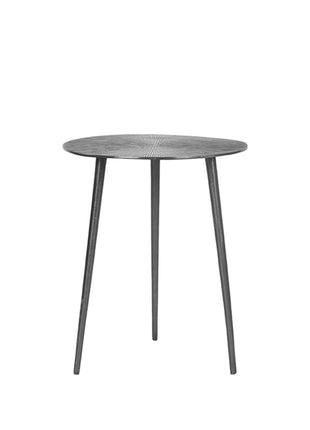 LABEL51 Bijzettafel Nobby - Grijs - Metaal - 40 cm