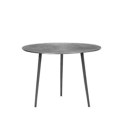 LABEL51 Salontafel Nobby - Grijs - Metaal - 60 cm - Rond