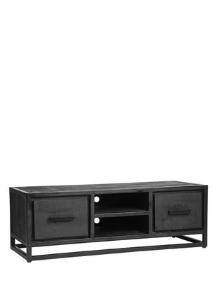 LABEL51 Tv-Meubels Chili - Zwart - Mangohout - 120 cm