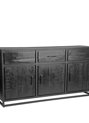 LABEL51 Dressoir Chili - Zwart - Mangohout - One Size