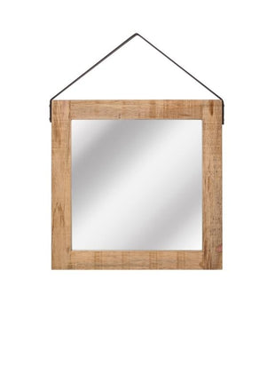 LABEL51 Spiegel - Naturel - Mangohout - 60x60 cm
