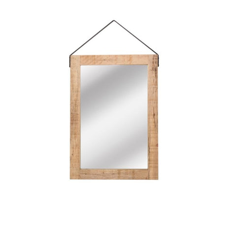 LABEL51 Spiegel - Naturel - Mangohout - 60x85 cm