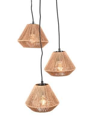 LABEL51 Hanglamp Ibiza - Naturel - Jute - 3-Lichts