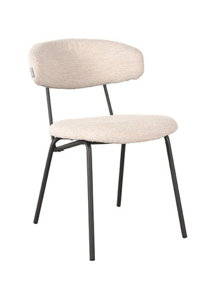 LABEL51 Eetkamerstoel Zack - Naturel - Boucle