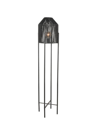 LABEL51 Vloerlamp Ibiza - Zwart - Jute