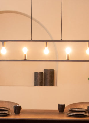 LABEL51 Hanglamp Quadrato - Zwart - Metaal