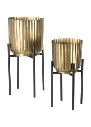 LABEL51 Plantenstandaards - Antiek goud - Metaal