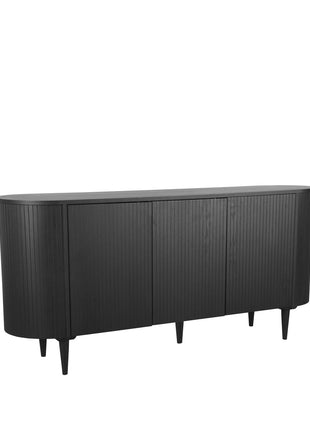 LABEL51 Dressoir Oliva - Zwart - Eiken - 180 cm