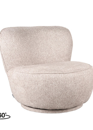 LABEL51 Fauteuil Bunny - Taupe - Boucle