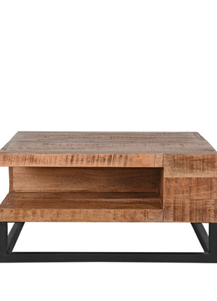 LABEL51 Salontafel Cube - Rough - Mangohout - 80 cm
