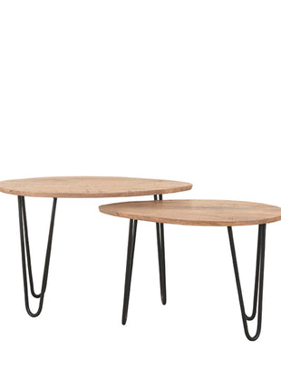LABEL51 Salontafel Frisk - Rough - Mangohout - 68 cm