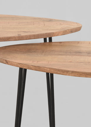 LABEL51 Salontafel Frisk - Rough - Mangohout - 68 cm