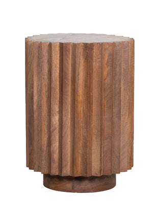 LABEL51 Bijzettafel Novan - Nature Smooth - Mangohout - 35 cm