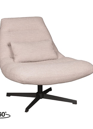 LABEL51 Fauteuil Nox - Naturel - Boucle