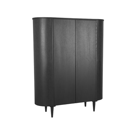 LABEL51 Bergkasten Oliva - Zwart - Eiken - 125 cm