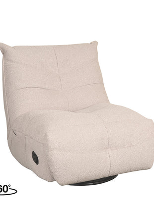 LABEL51 Fauteuil Take It Easy - Naturel - Boucle - One Size