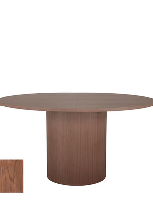 LABEL51 Eetkamertafel Oliva - Walnoot - Eiken - 150-200 cm - Uitschuifbaar