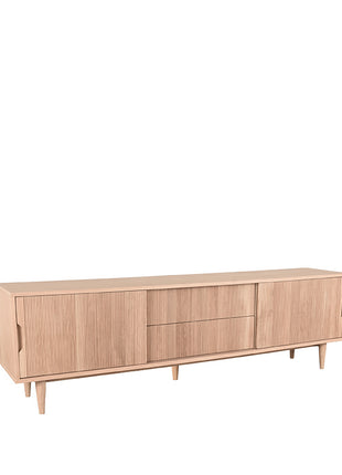 LABEL51 Tv-meubel Jule - Naturel - Eiken - 200 cm