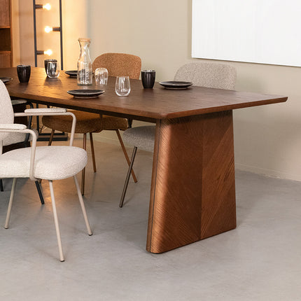 LABEL51 Eetkamertafel Jule - Walnoot - Eiken - 240 cm
