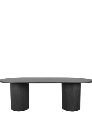 LABEL51 Eetkamertafel Oliva - Zwart - Eiken - 240 cm