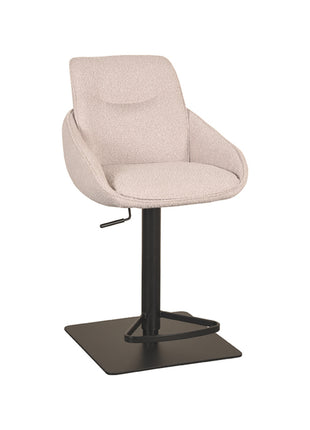 LABEL51 Barkruk Beauty - Naturel - Boucle - Gaslift