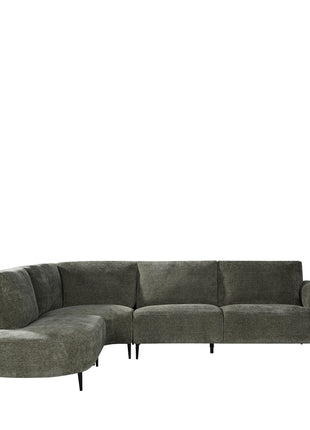 LABEL51 Hoekbank Milano - Hunter - Chenille - Hoekbank Links