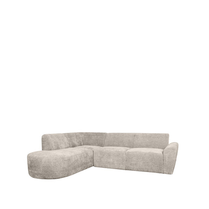LABEL51 Hoekbank Espen - Naturel - Chenille - Hoekbank Links