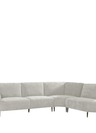 LABEL51 Hoekbank Milano - Naturel - Chenille - Hoekbank Rechts