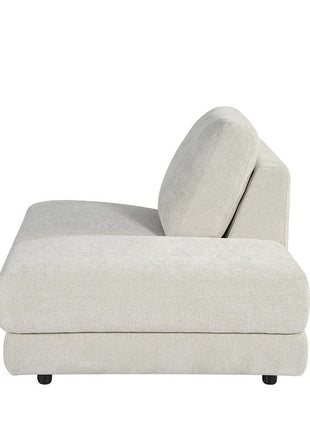 LABEL51 Bank Tivoli Ottomane Rechts 135x102x83 cm - Naturel - Stof