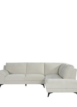 LABEL51 Hoekbank Santino - Naturel - Chenille - Hoekbank Rechts