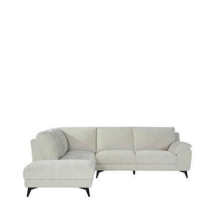 LABEL51 Hoekbank Santino - Naturel - Chenille - Hoekbank Links