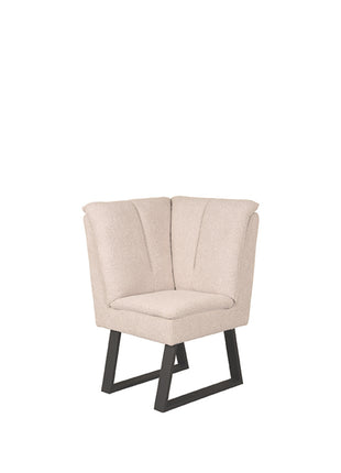 LABEL51 Eetkamerbanken Modula - Naturel - Boucle - Hoek