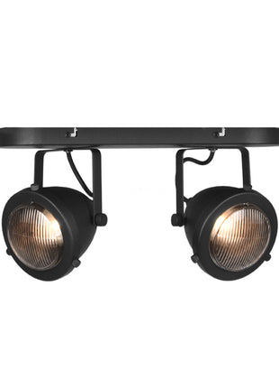 LABEL51 Spot Moto - Zwart - Metaal - 2 Lichts