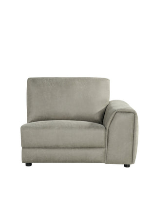 LABEL51 Bank Tivoli - Taupe - Micro Suede - 1,5-Zits Arm Rechts Voorstaand