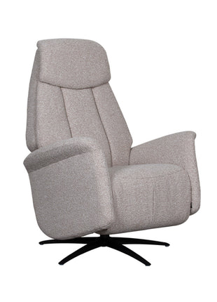 LABEL51 Fauteuil Oslo - Naturel - Boucle - Elektrische