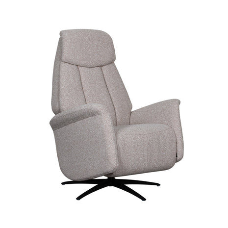 LABEL51 Fauteuil Oslo - Naturel - Boucle - Elektrische