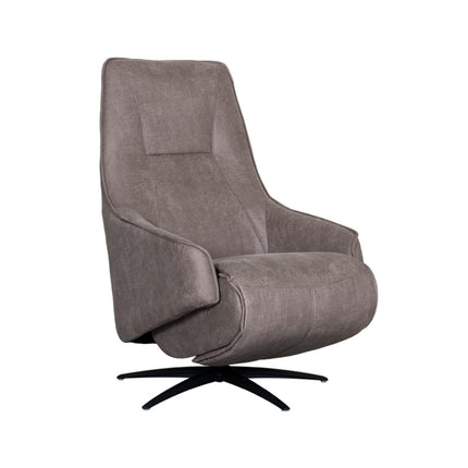 LABEL51 Fauteuil Odense - Taupe - Kunstleder - One Size