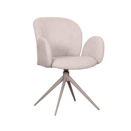 LABEL51 Eetkamerstoel Kimball - Naturel - Boucle