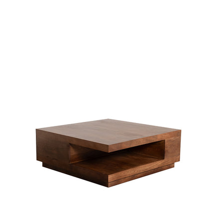 LABEL51 Salontafel Square - Nature Smooth - Mangohout - 80 cm