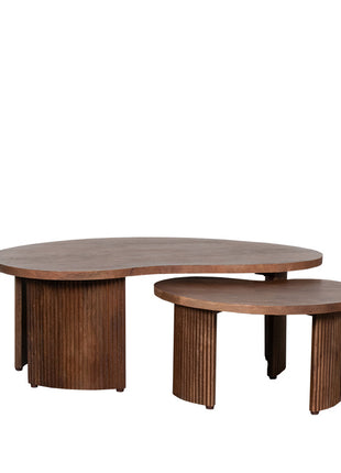 LABEL51 Salontafel Timon - Nature Smooth - Mangohout - 100 cm